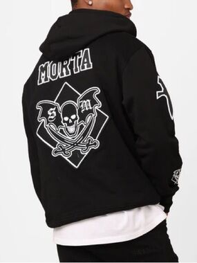 Saint Morta - Culture Kings - Graveyard Hoodie - Black/White - xxL 2xL Double xL